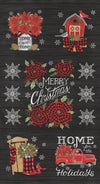 56000 13 Home Sweet Holidays Black Panel