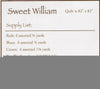 SWEET WILLIAM Quilt Pattern