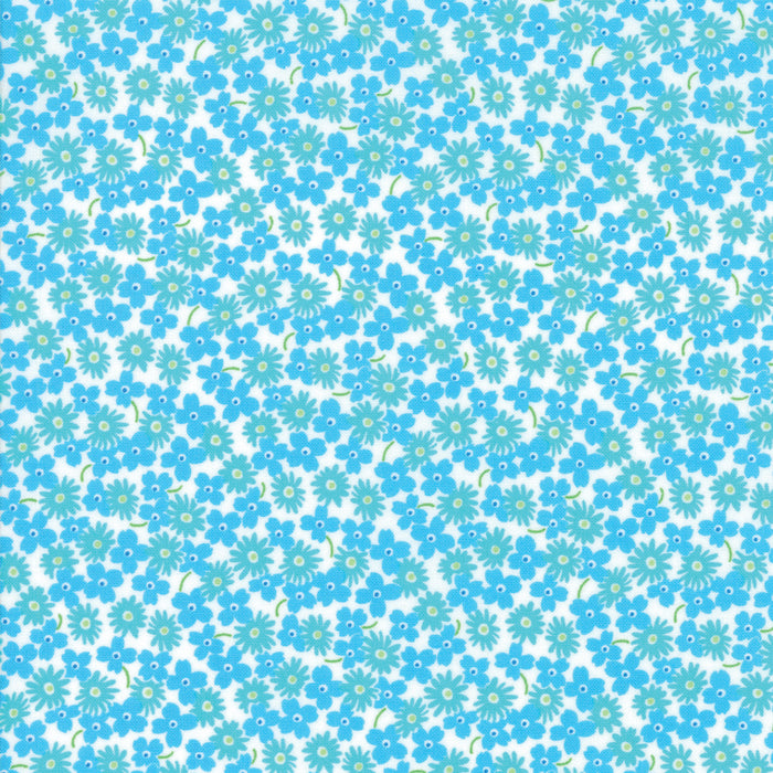 22387 18 Fiddle Dee Dee Blue 32" End-of-Bolt Piece