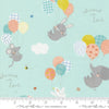 25130 14 Delivered With Love Light Aqua By-the-Yard