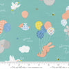25130 15 Delivered With Love Aqua By-the-Yard