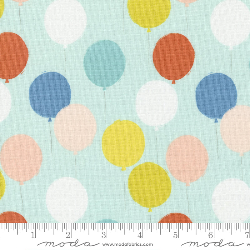 25132 14 Delivered With Love Light Aqua By-the-Yard