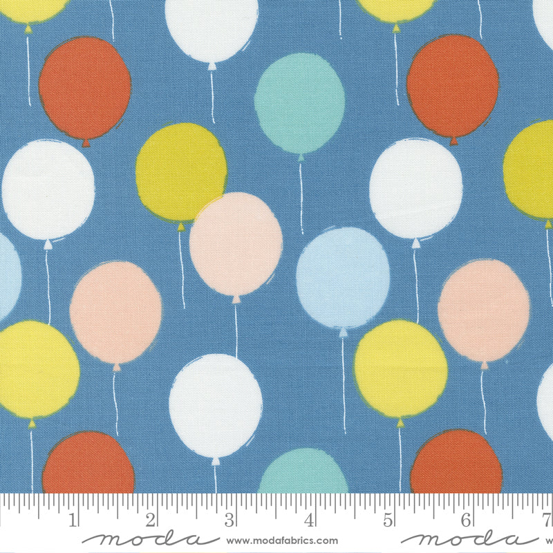 25132 16 Delivered With Love Blue By-the-Yard