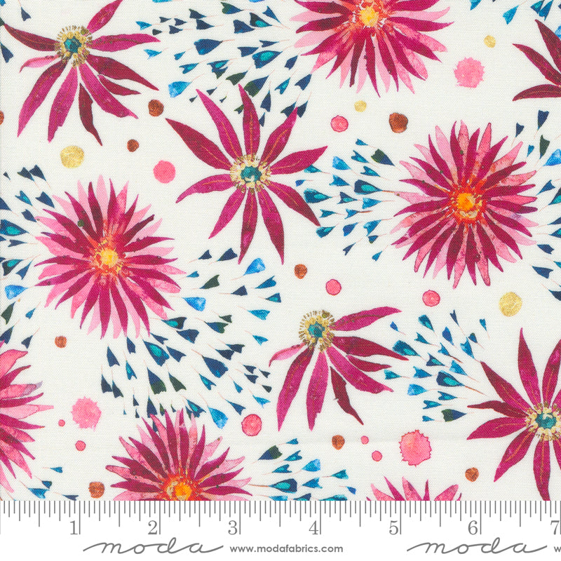 39782 11 Coming Up Roses Cloud/Rose By-the-Yard