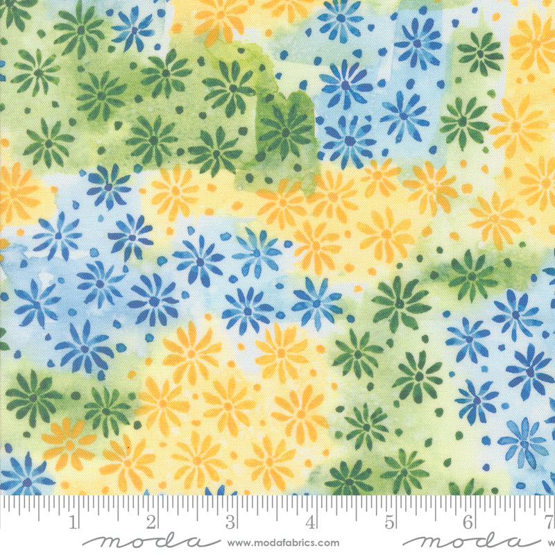 39829 11 Sunshine and Blue Skies Multi By-the-Yard