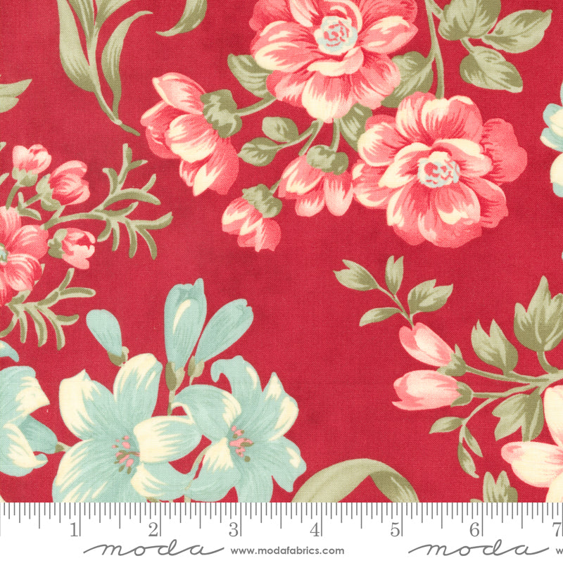 44330 13 Collections for a Cause Etchings Red By-the-Yard