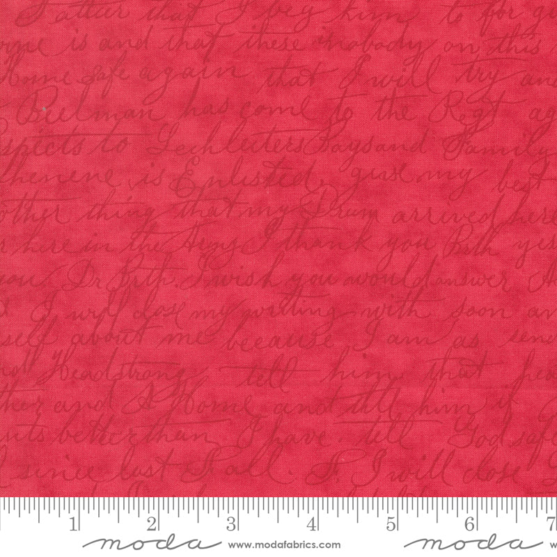 44337 13 Collections for a Cause Etchings Red By-the-Yard