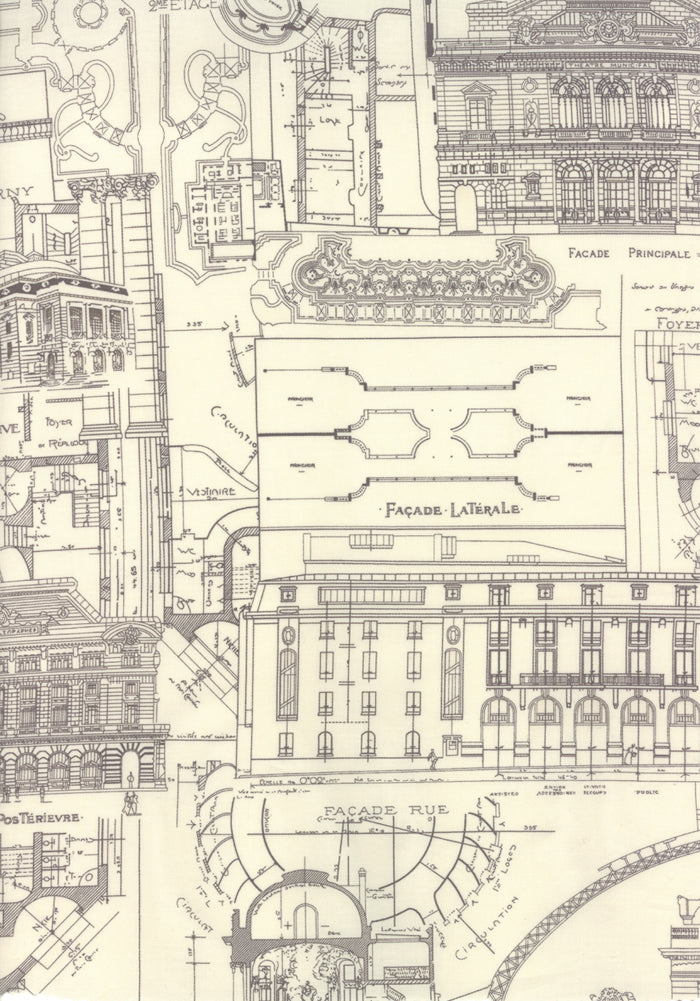 44367 11 3 Sisters Favorites Collages Charcoal By-the-Yard