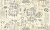 44370 11 3 Sisters Favorites Collages Charcoal By-the-Yard