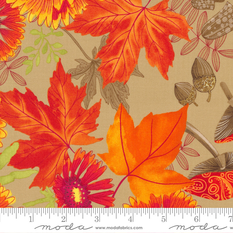 48740 14 Forest Frolic Caramel By-the-Yard