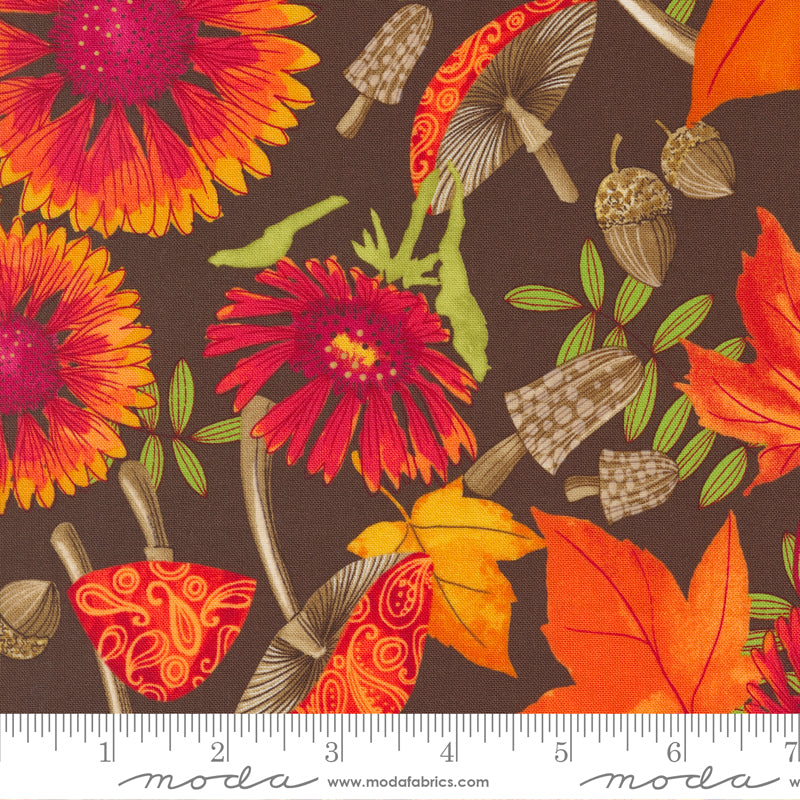 48740 15 Forest Frolic Chocolate By-the-Yard