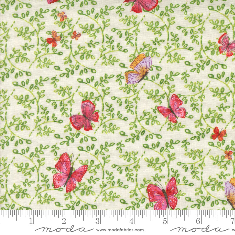 48784 11 Superbloom Cream By-the-Yard