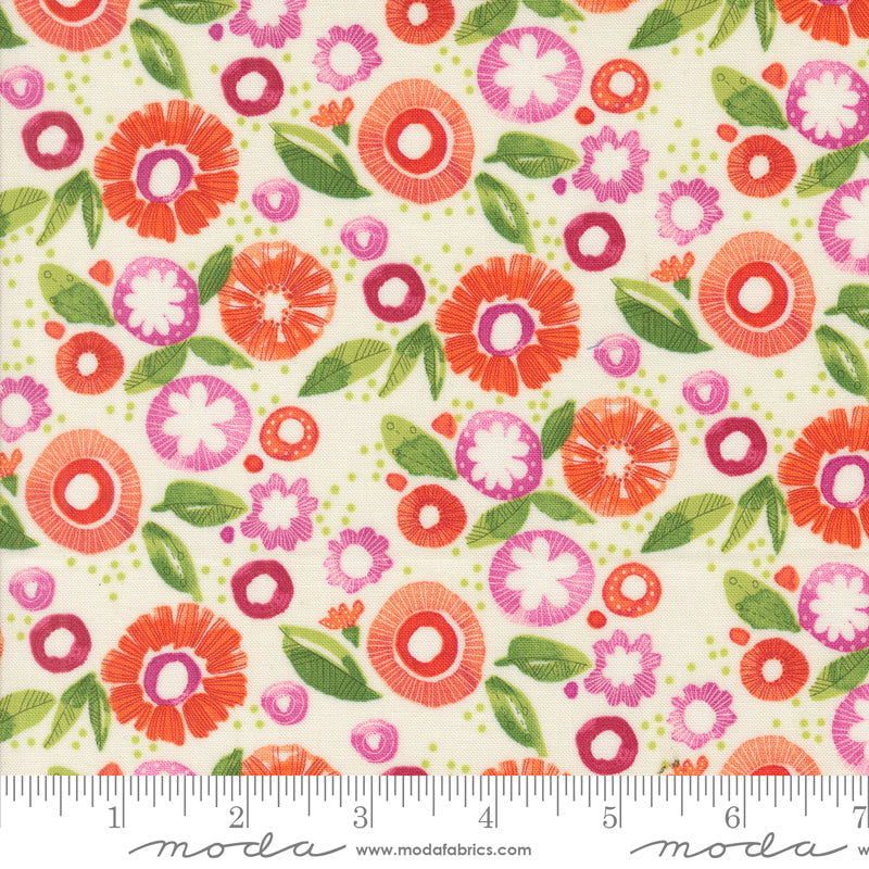 48786 11 Superbloom Cream By-the-Yard