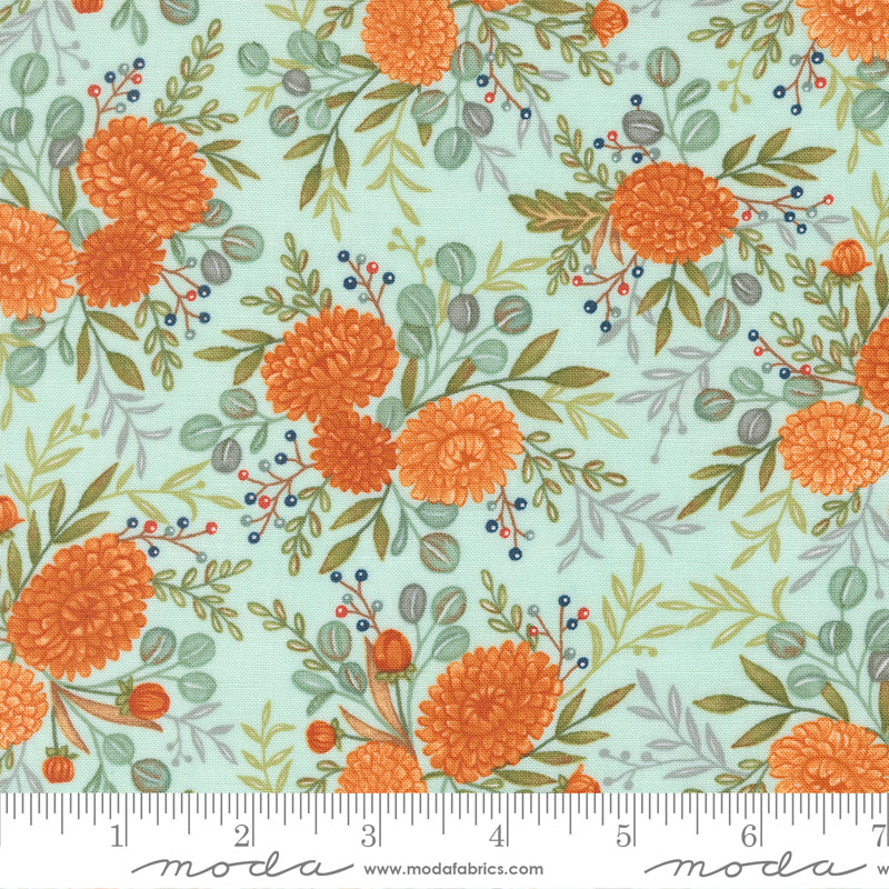 56141 13 I Love Fall Most Of All Aqua By-the-Yard