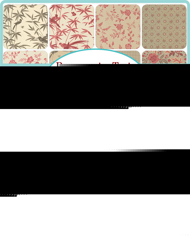 13960AB Rouenneries Trois Fat Quarter Bundle