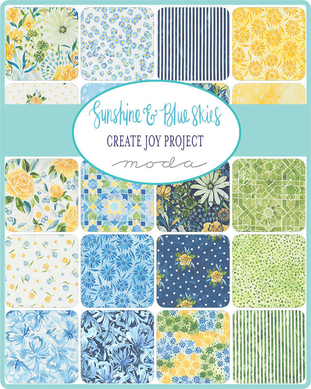 39820AB Sunshine and Blue Skies Fat Quarter Bundle
