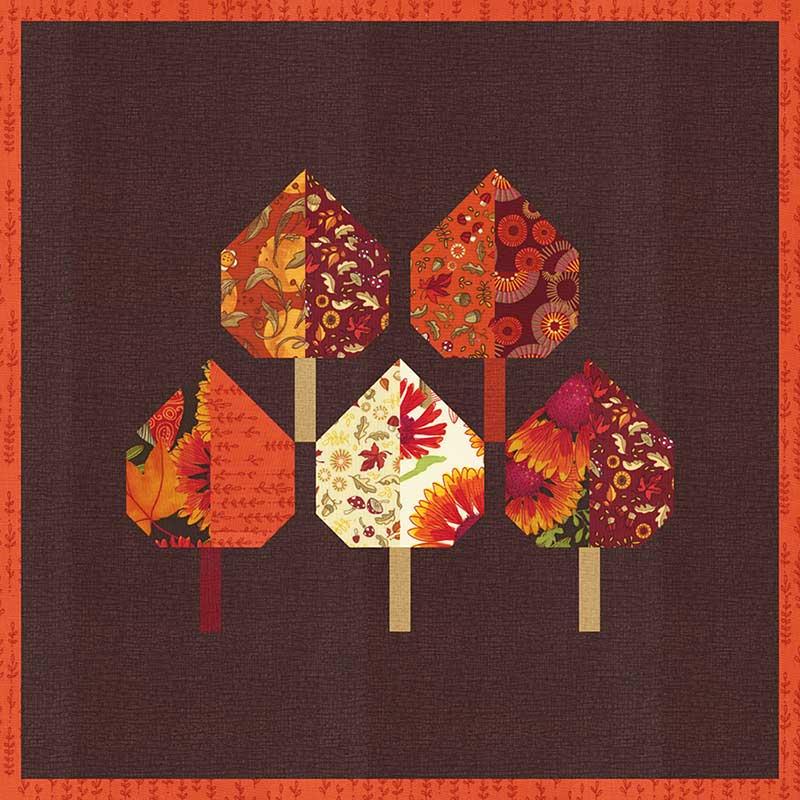 Forest Treasures Table Runner Quilt Pattern by Robin Pickens - RPQP FT152