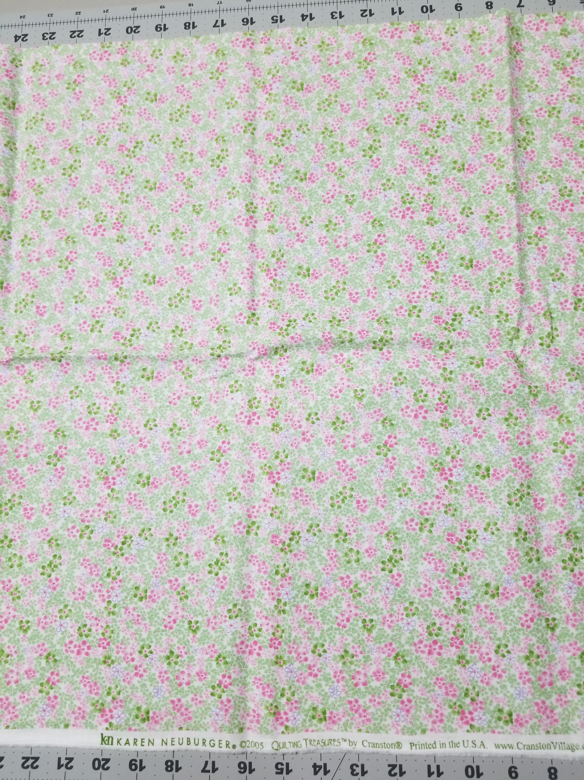 T001 Our Part For The Heart White Floral By-the-Yard