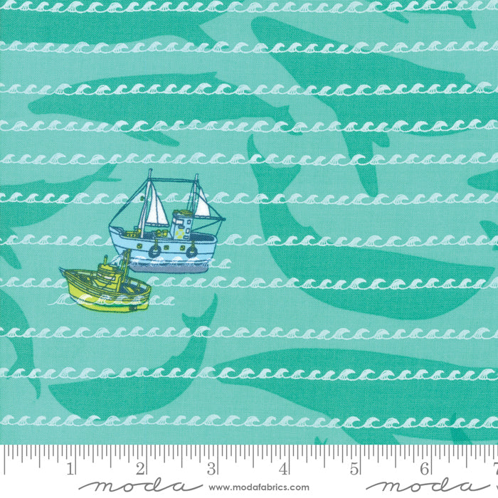 13323 13 Pacific Wanderings Sea Green By-the-Yard