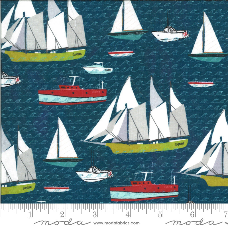 13352 12 Lakeside Story Sailcloth By-the-Yard