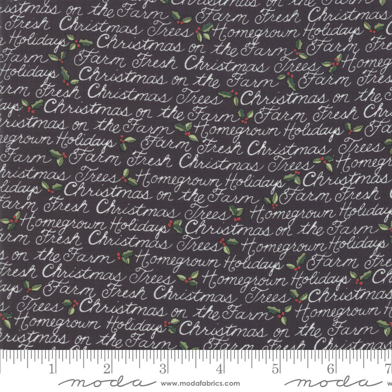 19943 16 Homegrown Holidays Farm Black By-the-Yard