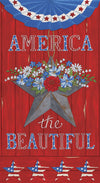 19980 11 America The Beautiful Barnwood Red Panel