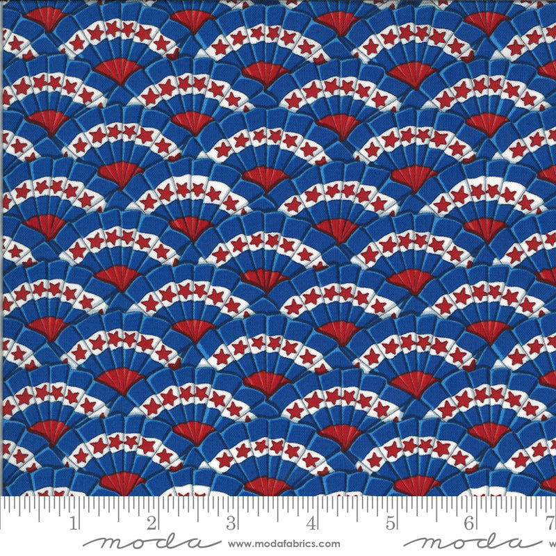 19984 13 America The Beautiful Lake Blue By-the-Yard