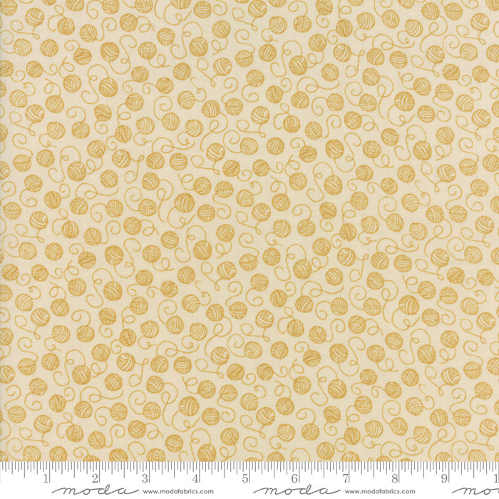 20566 12 Woof Woof Meow Gold/Natural 20" End-of-Bolt Piece