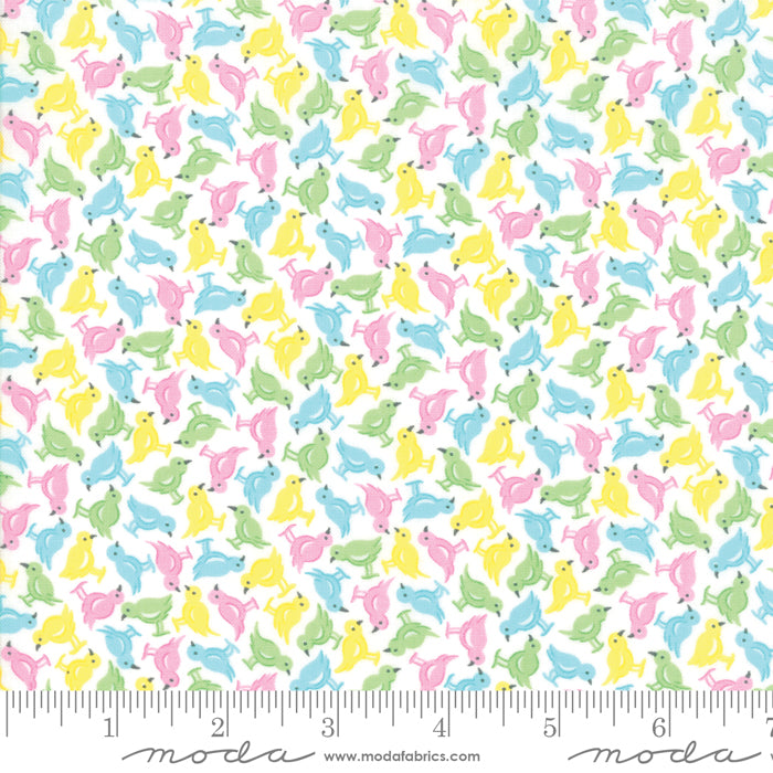 22374 11 Good Day White Yellow By-the-Yard