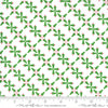 22401 13 Merry and Bright White/Green By-the-Yard