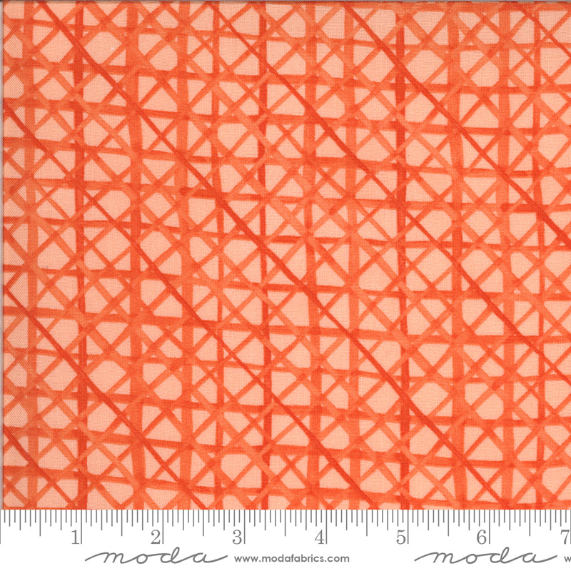 48685 19 Solana Criss Cross Peach By-the-Yard