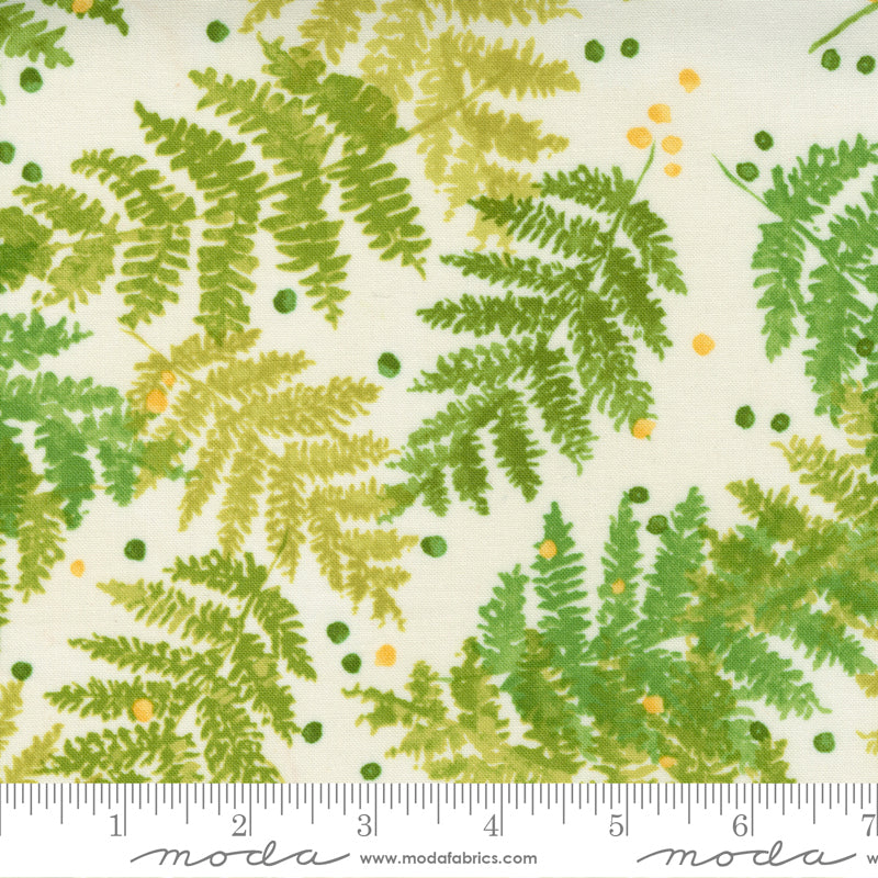 48702 11 Carolina Lilies Cream By-the-Yard
