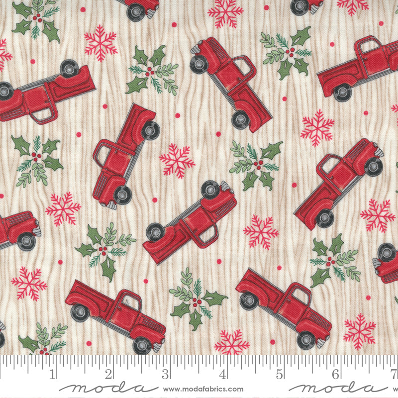 56003 11 Home Sweet Holidays White By-the-Yard