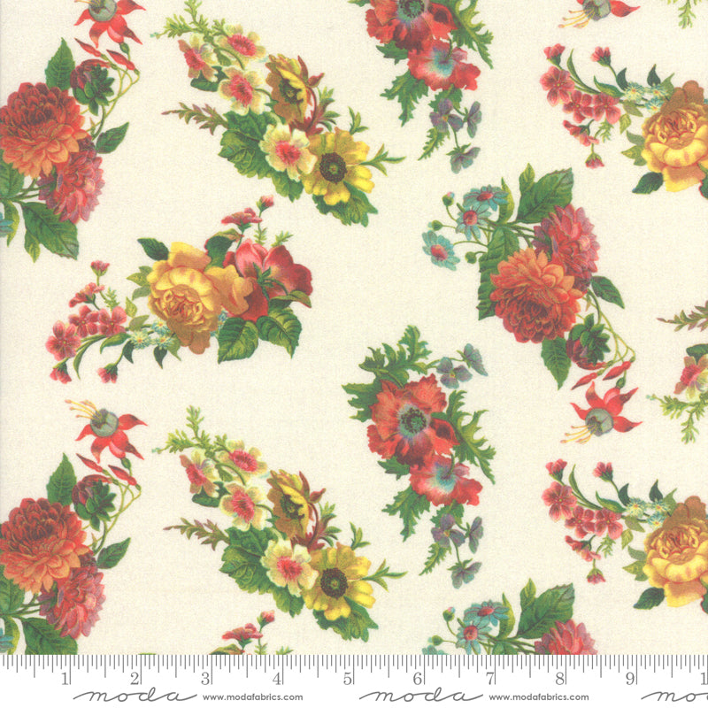 7354 11D Flea Market Mix Parchment By-the-Yard