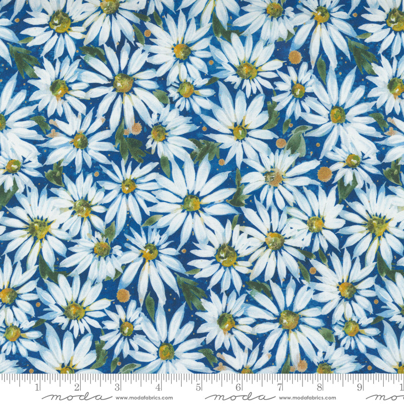 8496 12 Fresh as a Daisy Cobalt By-the-Yard