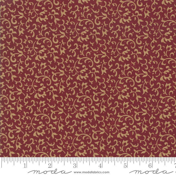 9621 13 Through The Years Red Fat Quarter