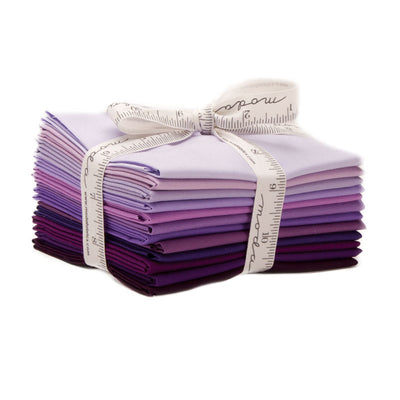 9900AB 128 Bella Solids Purple Purple Fat Quarter Bundle