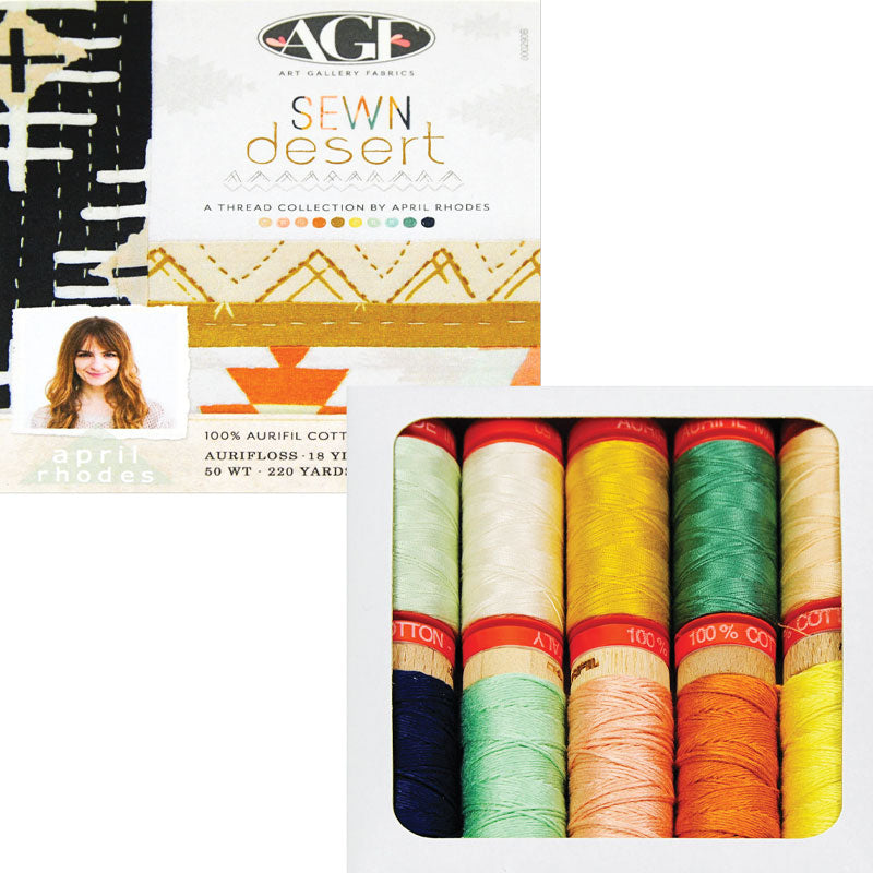 Aurifil AP5030SD10 Sewn Desert by April Rhodes Cotton Thread Kit