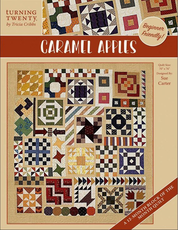 CARAMEL APPLES Quilt Pattern FF 268 Pattern